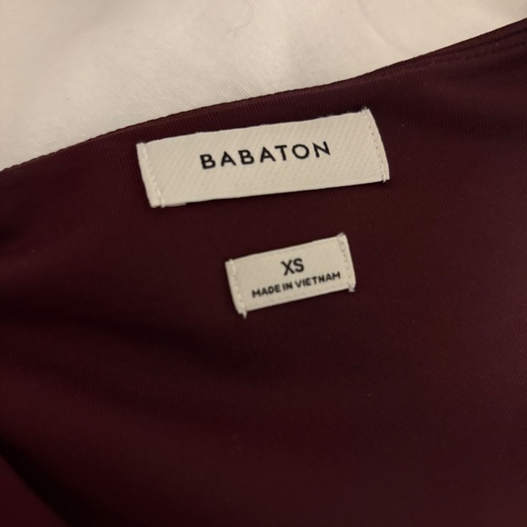 Babaton Contour Long Sleeve – Burgundy / Wine Size XS - Picture 3 of 3